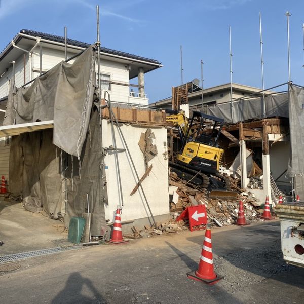 解体風景をアップいたします